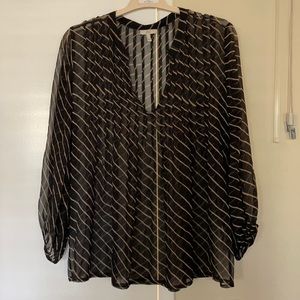 Joie stripe sheer blouse